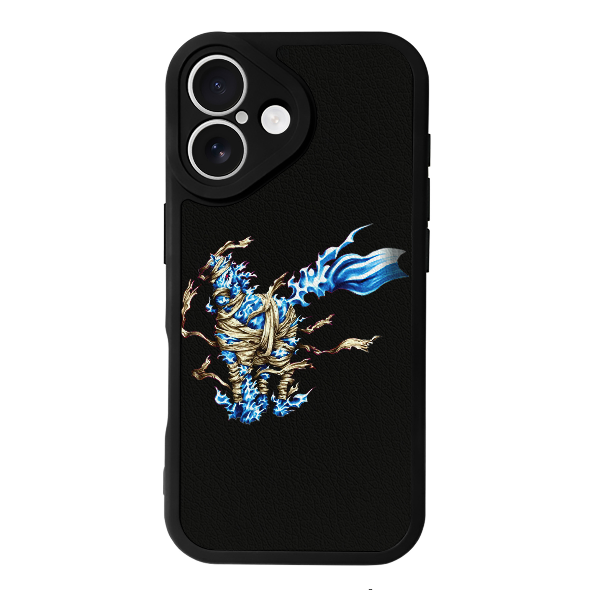 （画像用） 遊☆戯☆王 Yu-Gi-Oh! 【iPhone 16シリーズ対応】シリコンスマホケース（レザー調） 材質：シリコン